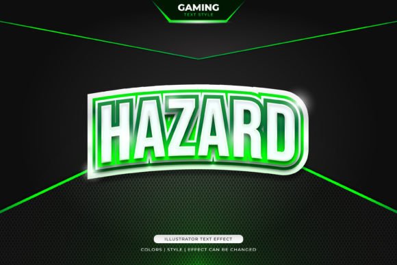 Bold Green Game Text Style Effect for Dynamic Designs