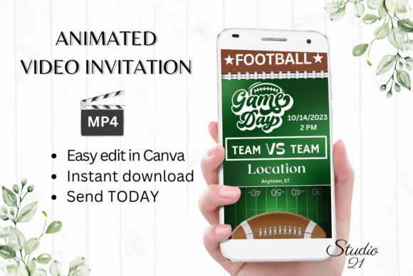 Create a Stunning Football Game Invitation in Minutes