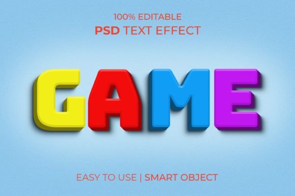 Create Vibrant Game Text with Multi-Color Effects