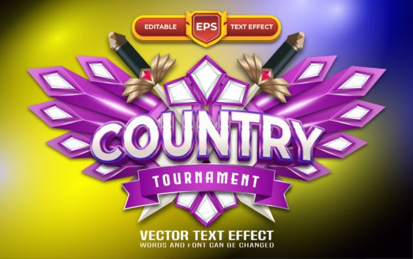Dynamic 3D Game Logo Text Effect for Designers