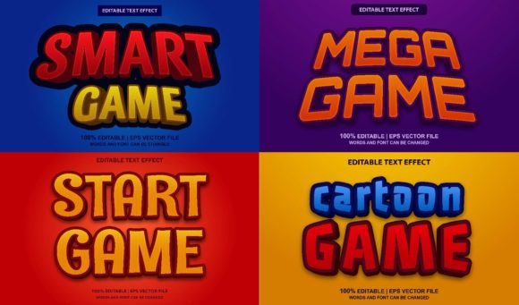 Game Bundles Text Effect
