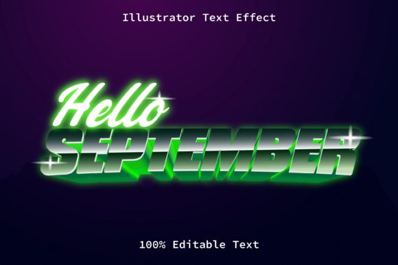 Hello September Modern Game Neon: A Dynamic Design Effect