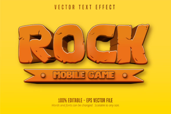 Mobile Game Style Editable Text Effect for Designers