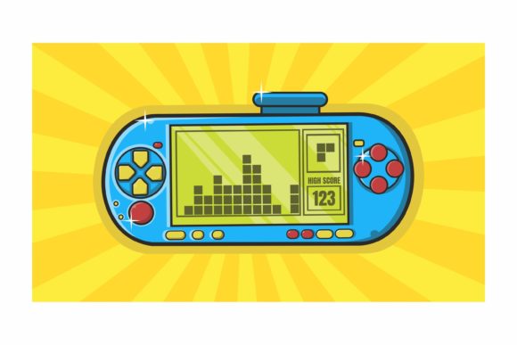 Retro Game Flat Design: Vector Graphics for Your Projects