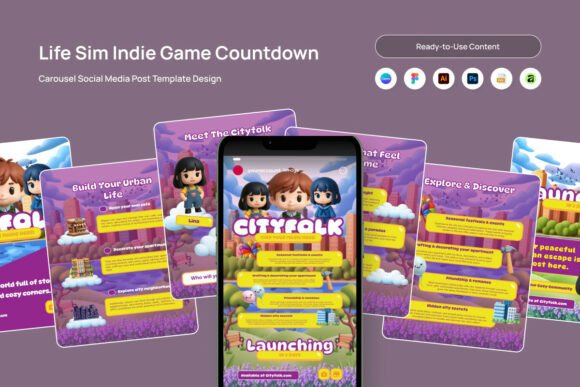 Slice of Life Game Countdown Carousel