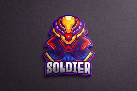 The Soldier E-sports Game Mascot Logo